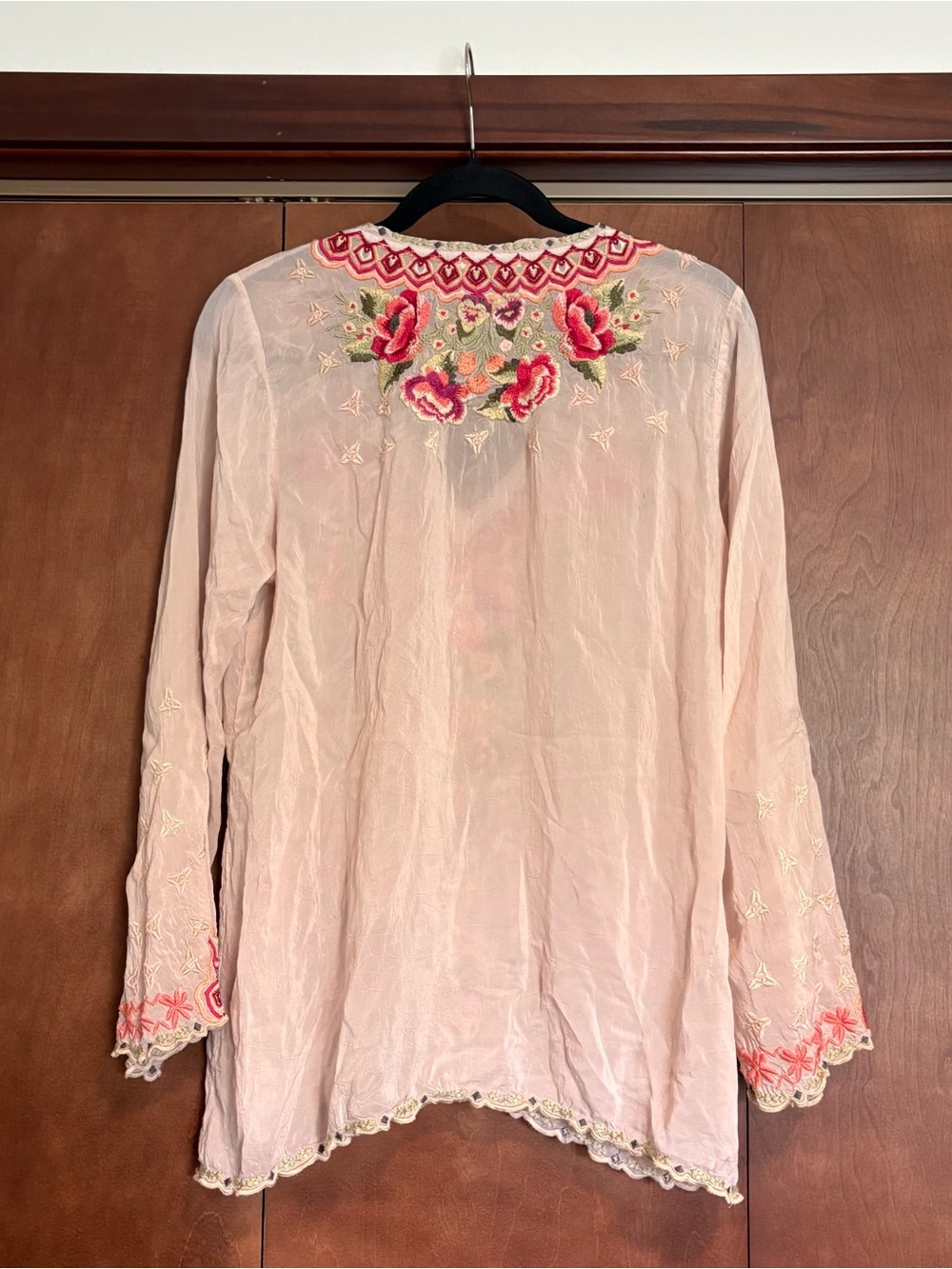 Johnny Was Women's Christabella Embroidered Blouse Size Medium - Picture 4 of 6